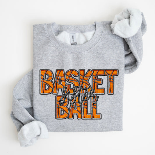 Sister Faux Basketball DTF Transfer