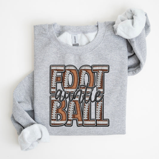 Auntie Faux Football DTF Transfer