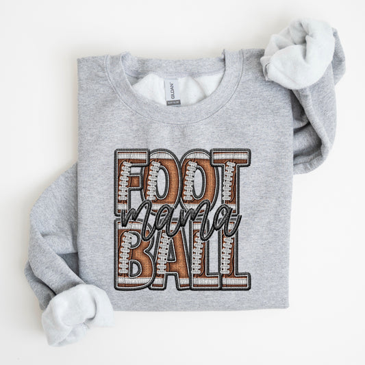 Mama Faux Football DTF Transfer