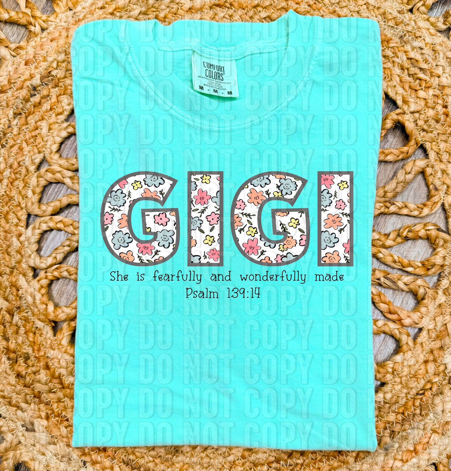 Gigi Fearfully And Wonderfully Made DTF Transfer