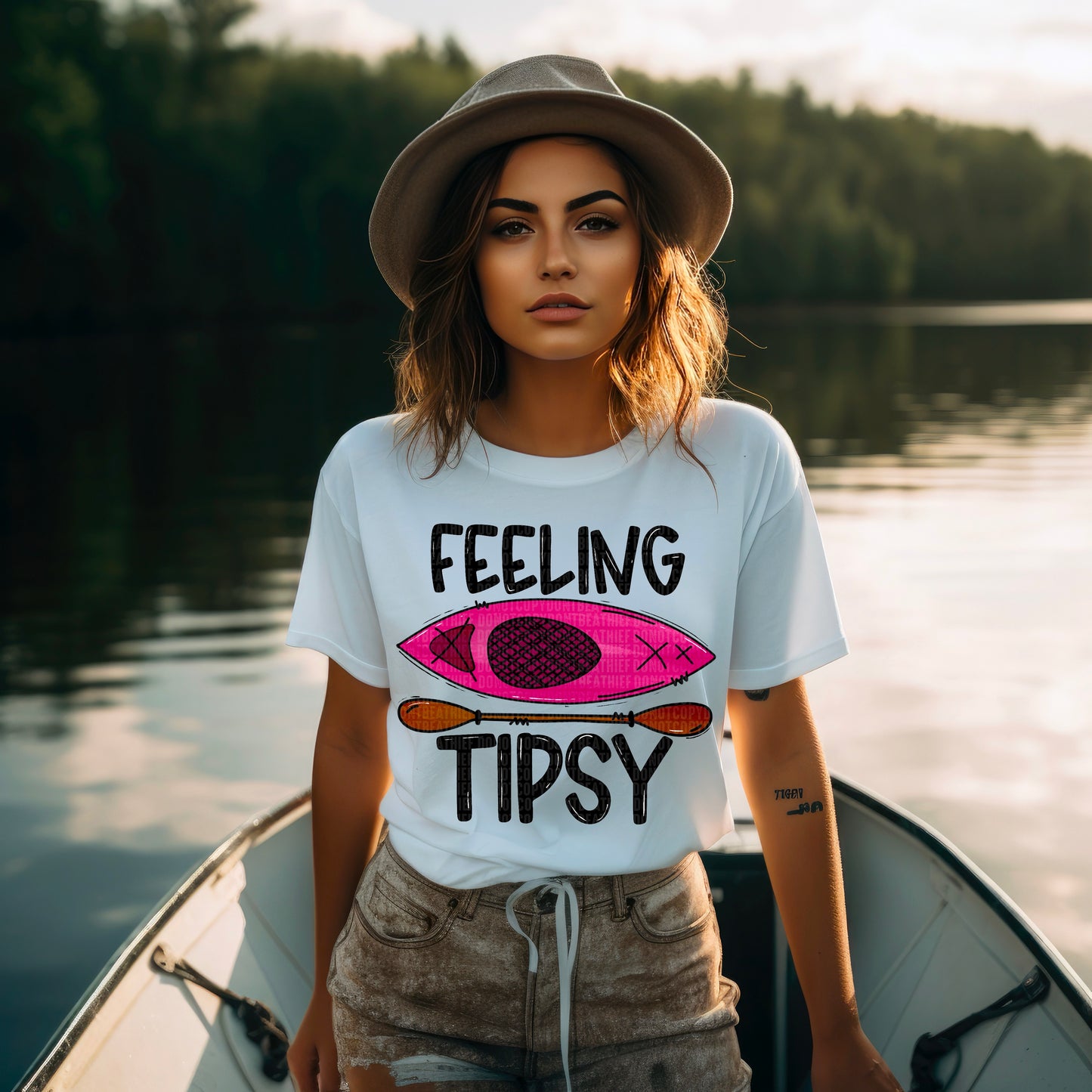 Feeling Tipsy Canoe DTF Transfer