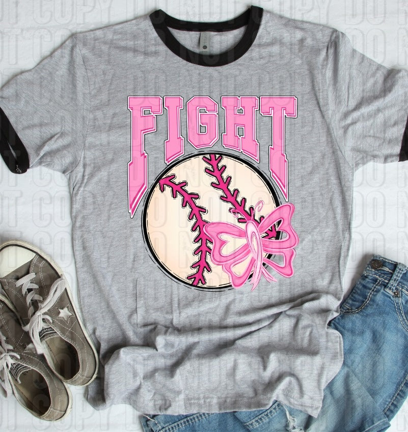 Fight Baseball BC Awareness DTF Transfer