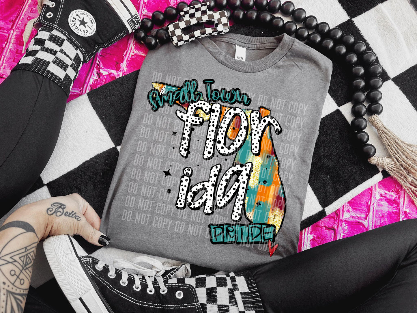 Florida Brushstroke State Pride DTF Transfer
