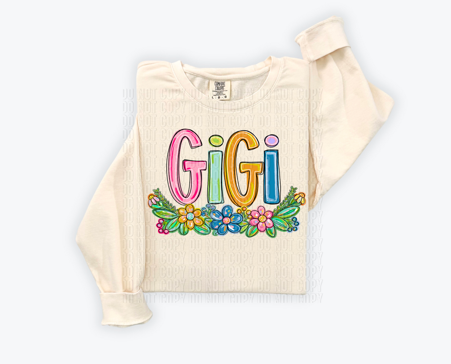 Gigi Floral DTF Transfer