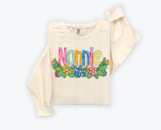 Nonnie Floral DTF Transfer