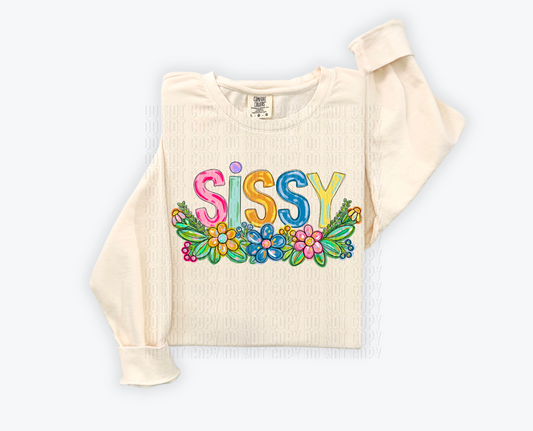 Sissy Floral DTF Transfer