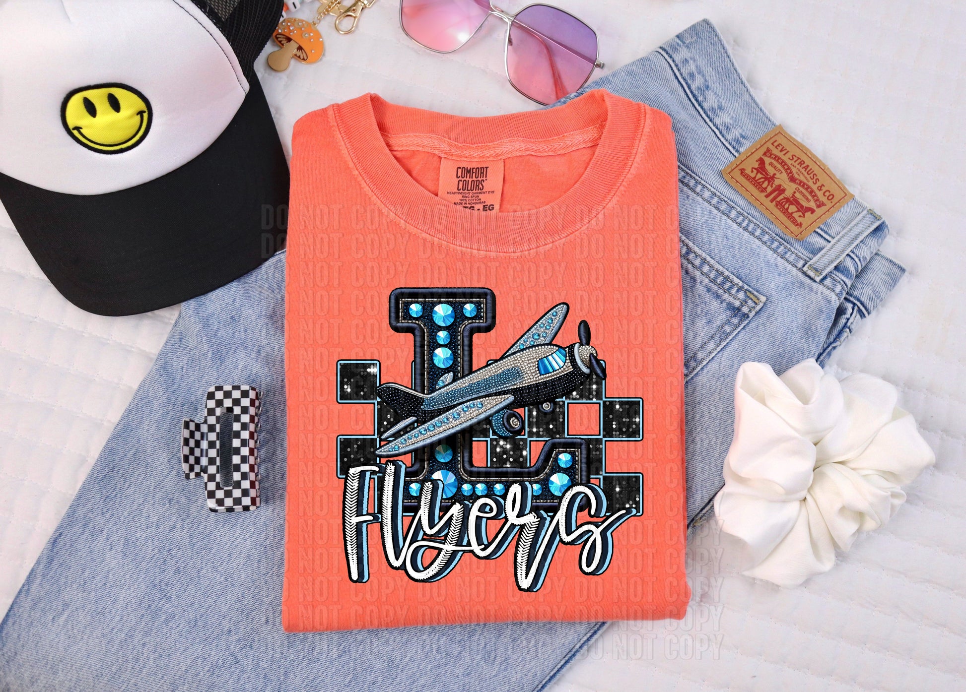 Rhinestone Colorful Mascots DTF Transfer