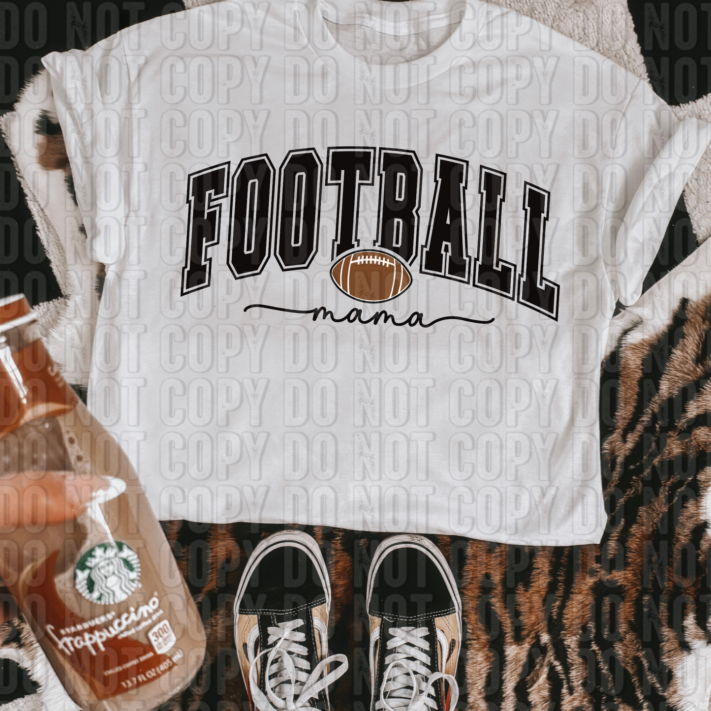 Football Mama Black DTF Transfer