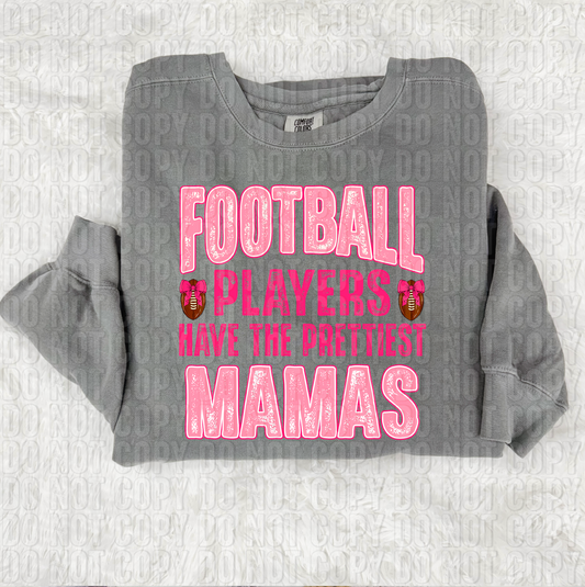 Football Players Have The Prettiest Mamas Pink DTF Transfer