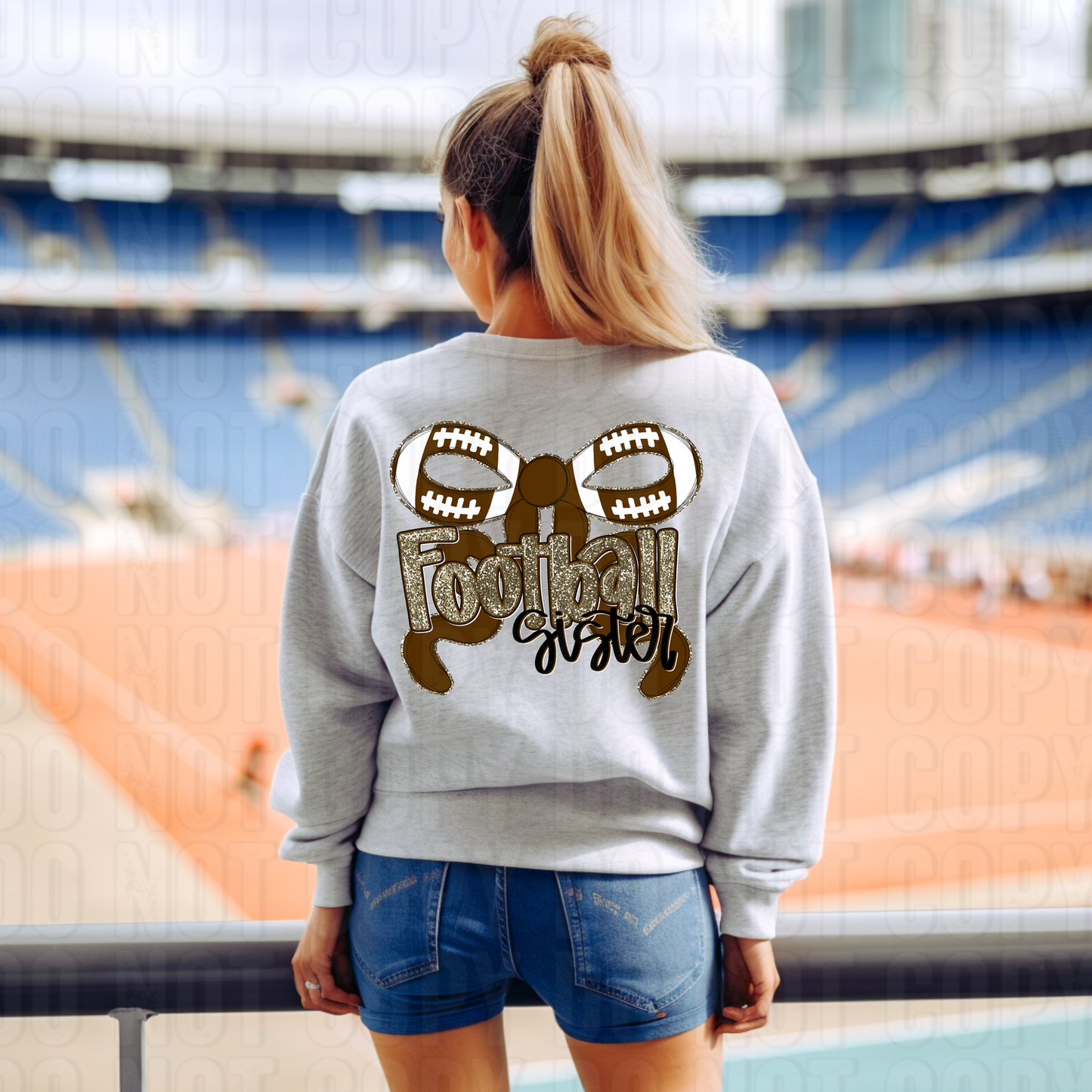 Football Sister Coquette DTF Transfer