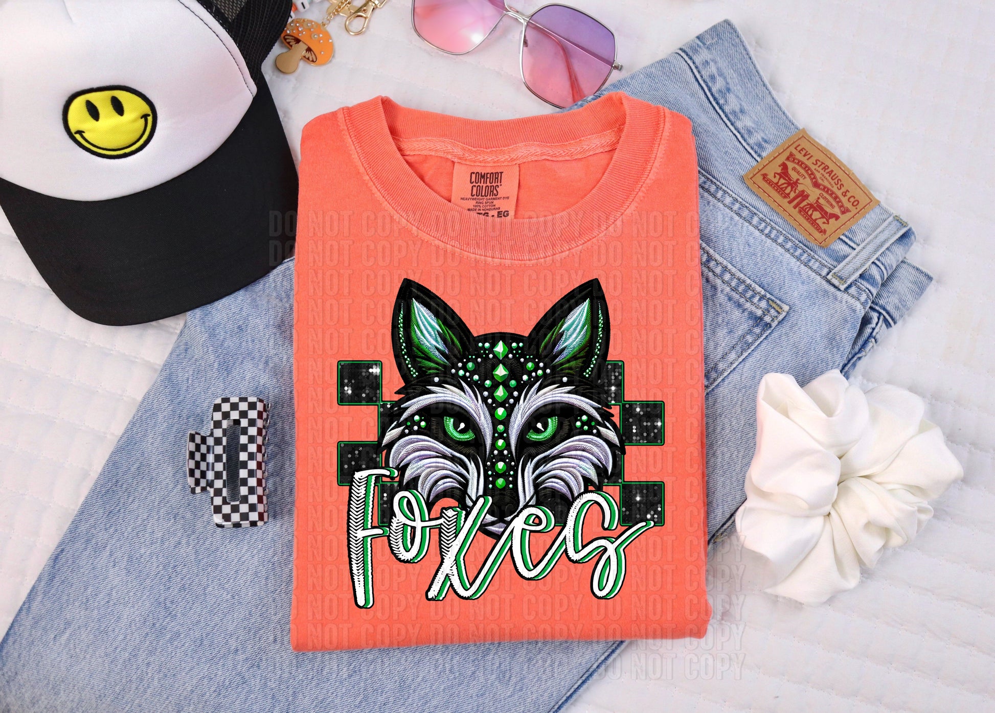 Rhinestone Colorful Mascots DTF Transfer