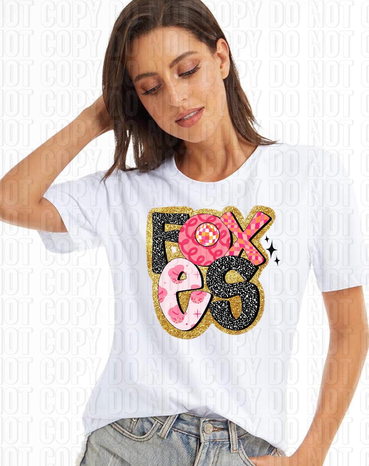 Retro Pink Mascots DTF Transfer