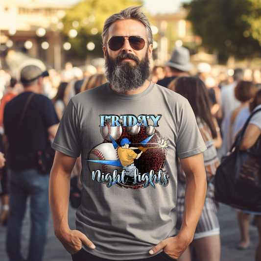 Friday Night Lights Baseball DTF Transfer