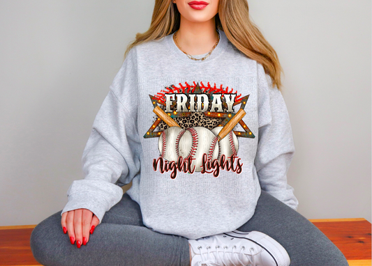 Friday Night Lights Baseball DTF Transfer