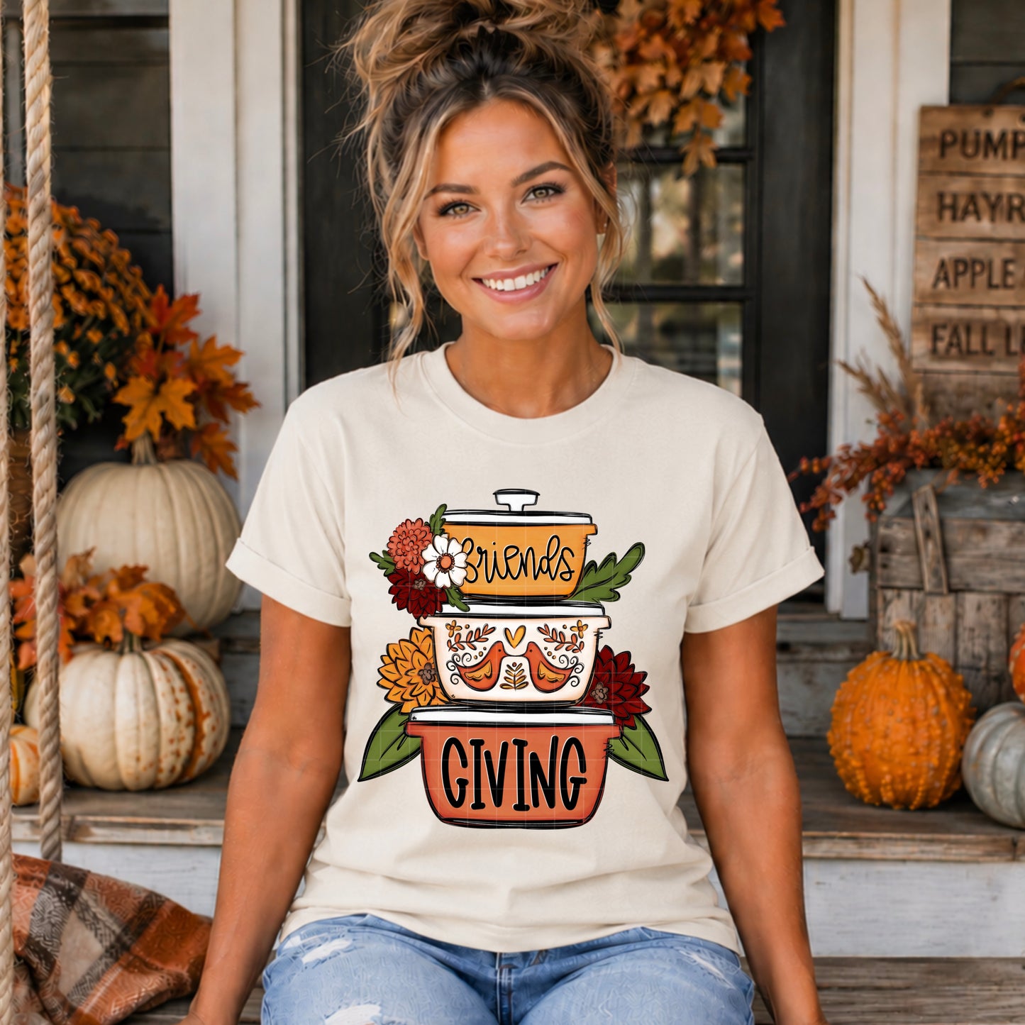 Friendsgiving DTF Transfer