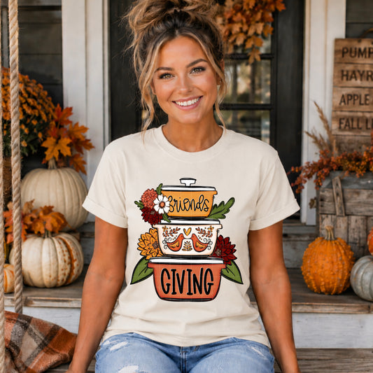 Friendsgiving DTF Transfer