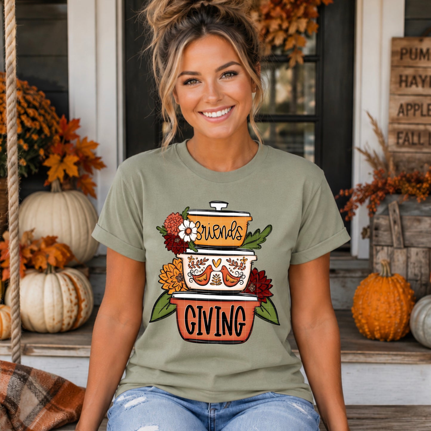 Friendsgiving DTF Transfer