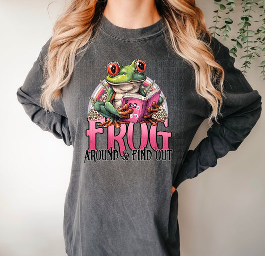 Frog Around & Find Out DTF Transfer
