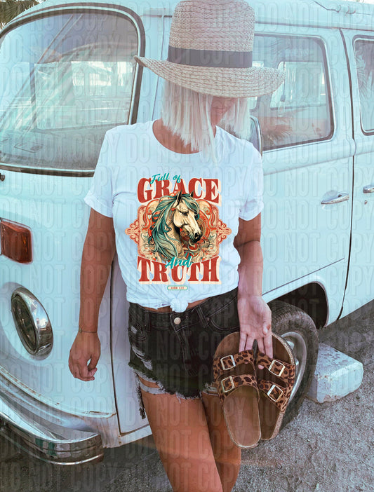 Full Of Grace & Truth DTF Transfer