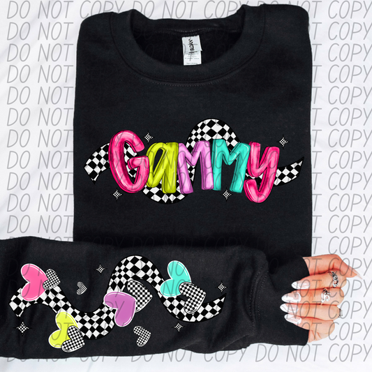 Gammy Bright Checker DTF Transfer