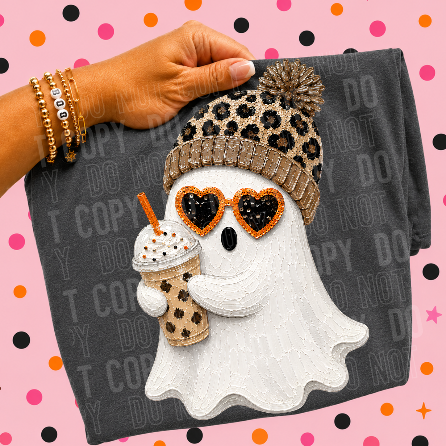 Ghost Painted Faux DTF Transfer