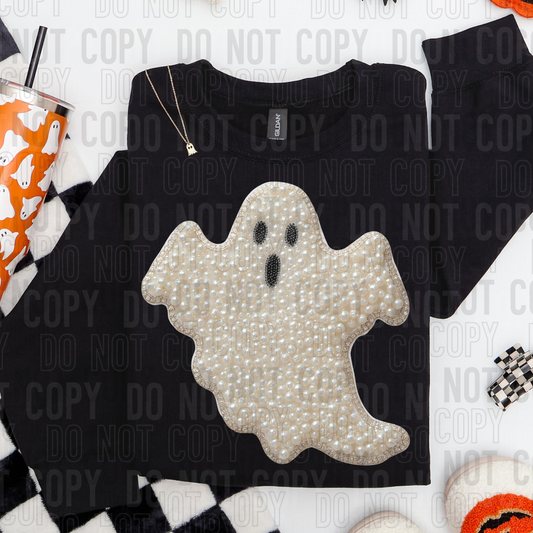 Ghost Pearl Faux DTF Transfer