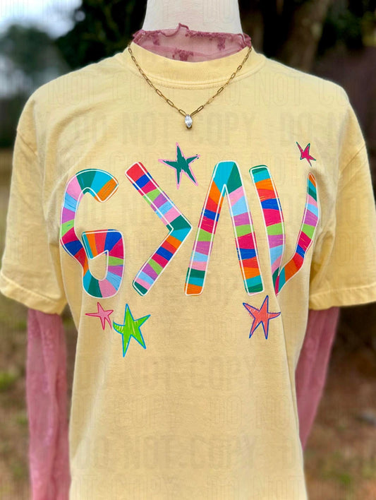 God Is Greater Than The Highs & Lows Comfort Color Tee