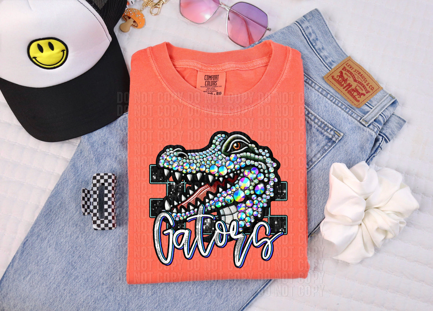 Rhinestone Colorful Mascots DTF Transfer