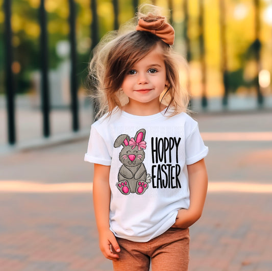 Hoppy Easter Girl DTF Transfer