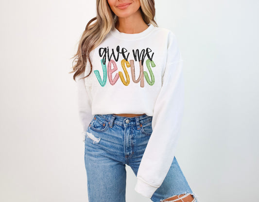 Give Me Jesus DTF Transfer