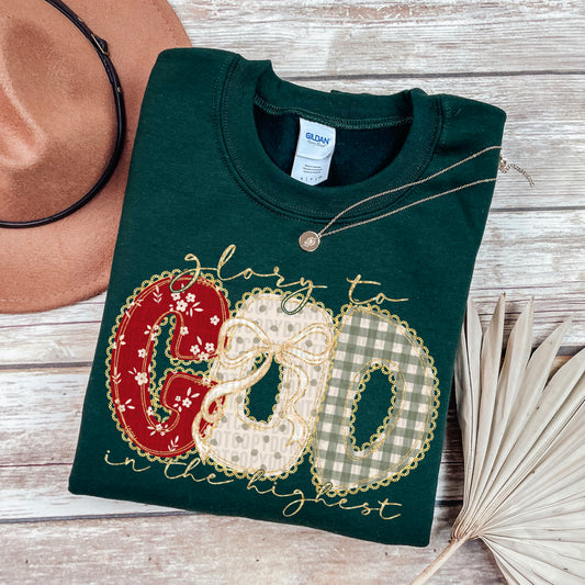Glory To God DTF Transfer