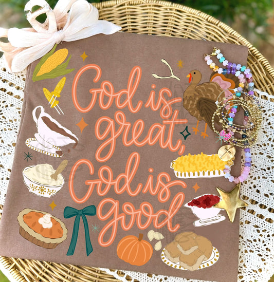 God Is Great DTF Transfer