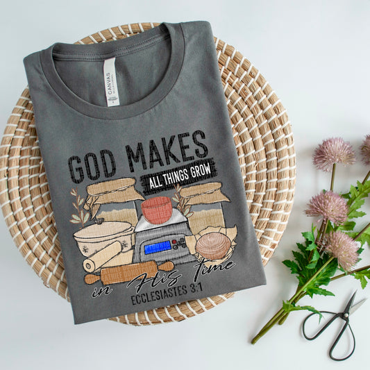 God Makes All Things Grow DTF Transfer