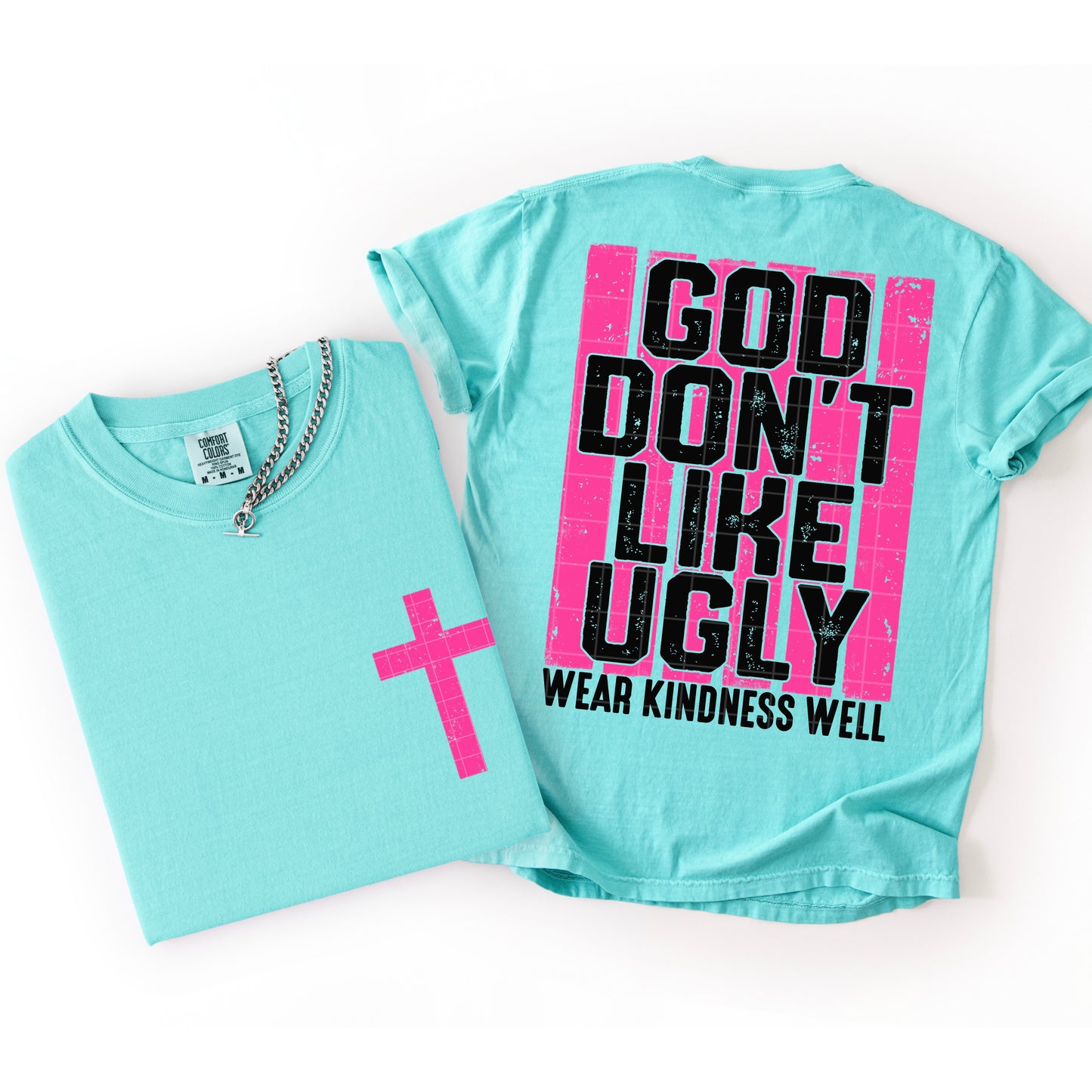 God Don't Like Ugly Front/Back DTF Transfer