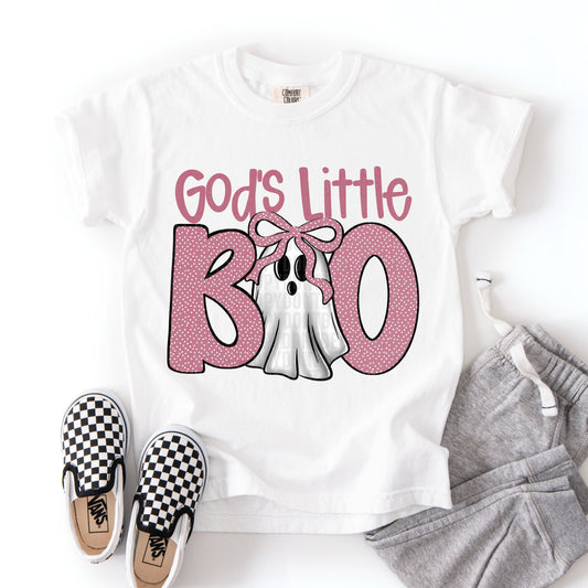 God's Little Boo Pink DTF Transfer