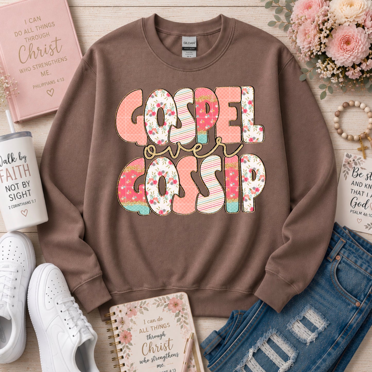 Gospel Over Gossip DTF Transfer