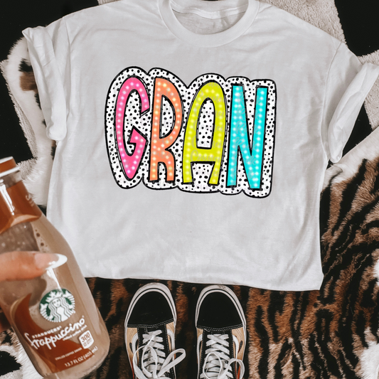 Gran Dalmatian Dots DTF Transfer
