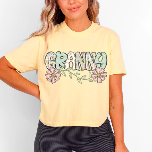 Granny Easter Doodle DTF Transfer