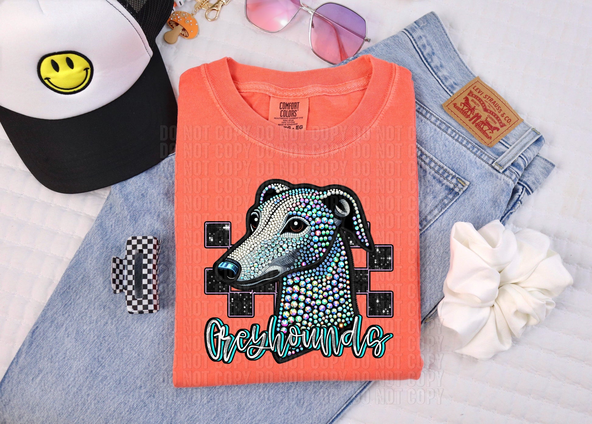 Rhinestone Colorful Mascots DTF Transfer
