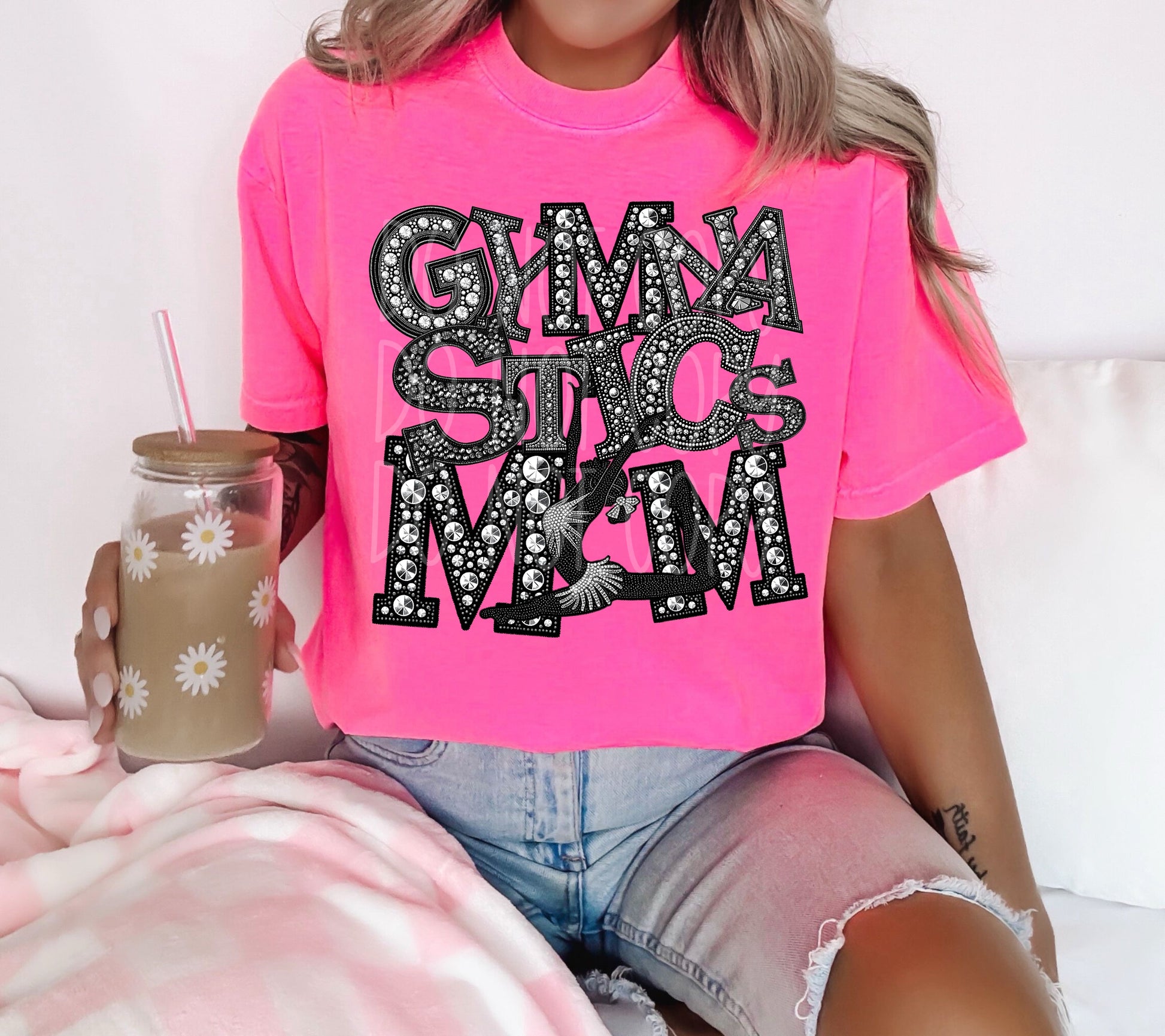 Rhinestone Sporty Mom DTF Transfer