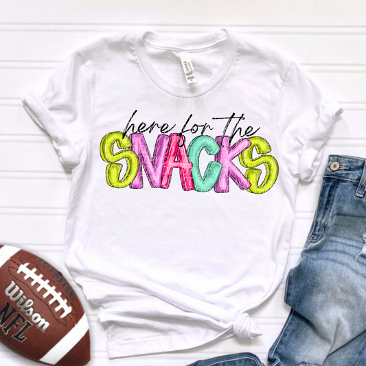 Here For The Snacks DTF Transfer