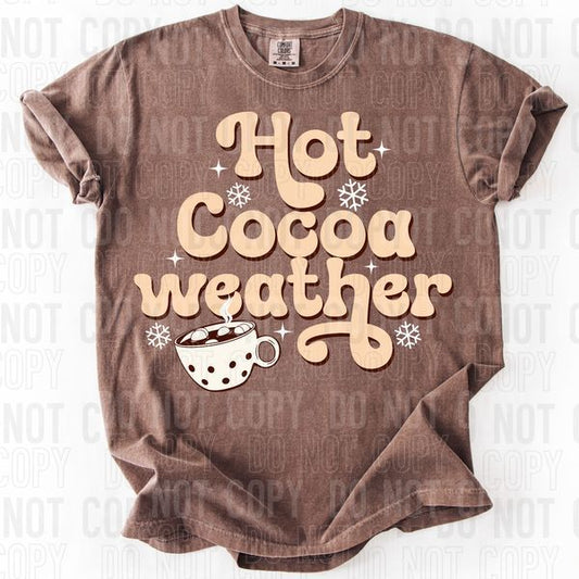 Hot Cocoa Weather DTF Transfer