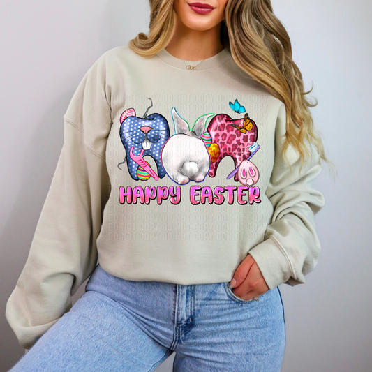 Happy Easter Dentist DTF Transfer