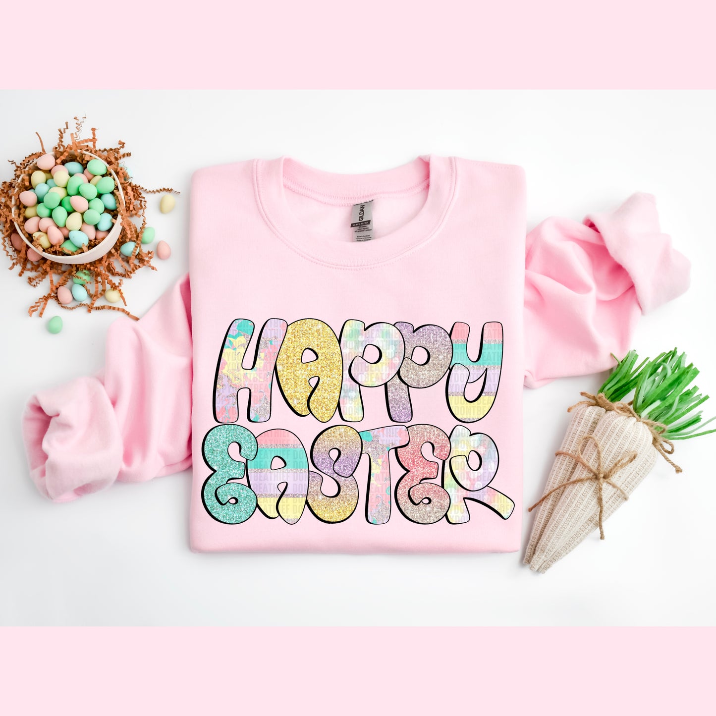 Happy Easter DTF Transfer