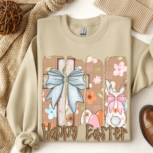 Happy Easter Brushstroke DTF Transfer