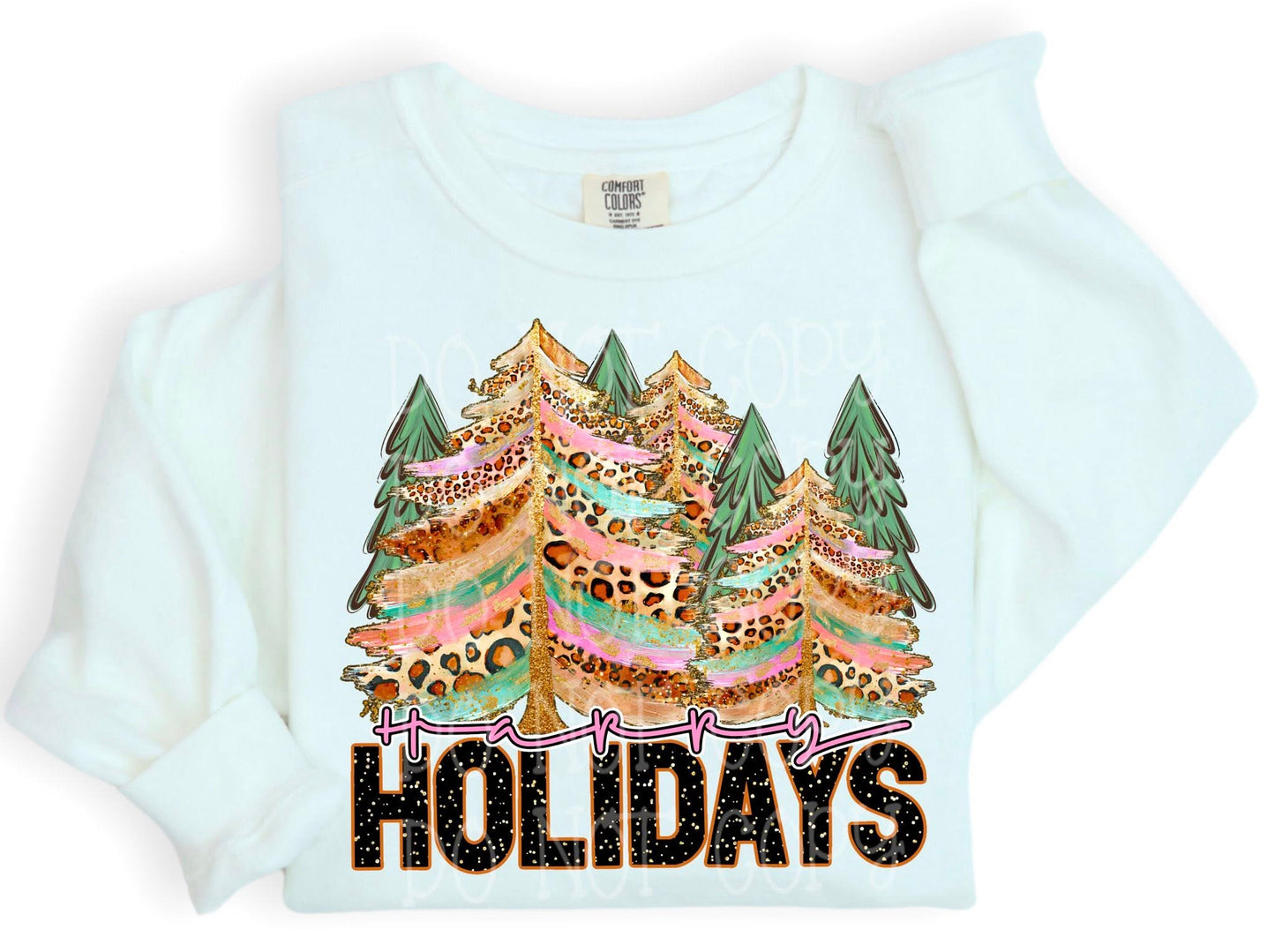 Happy Holidays DTF Transfer