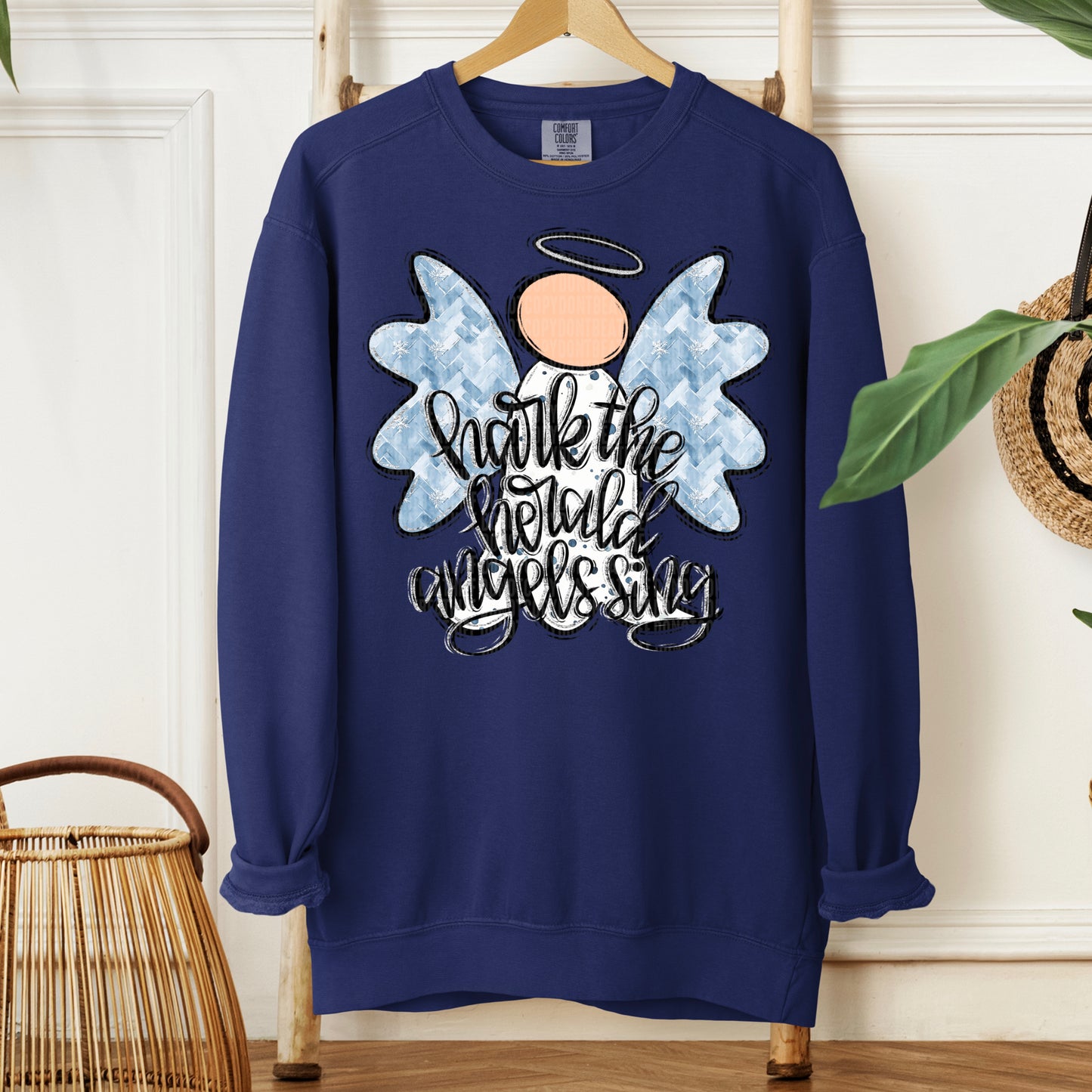 Hark The Herald Angels Sing DTF Transfer