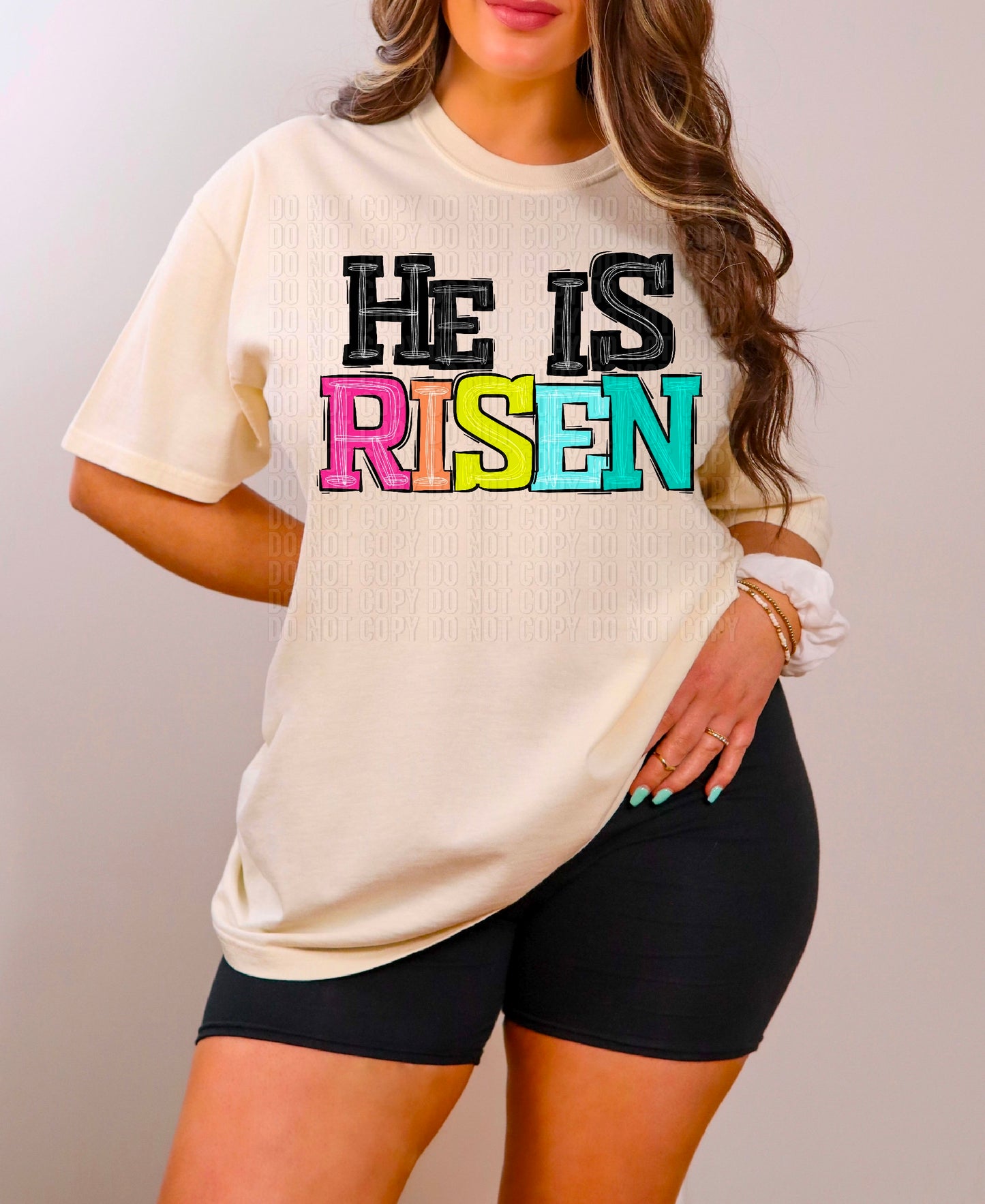 He Is Risen Boho DTF Transfer