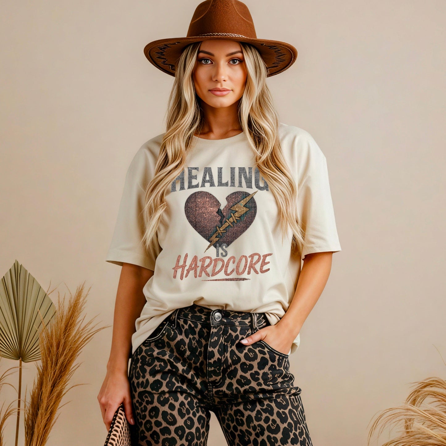 Healing Is Hardcore DTF Transfer