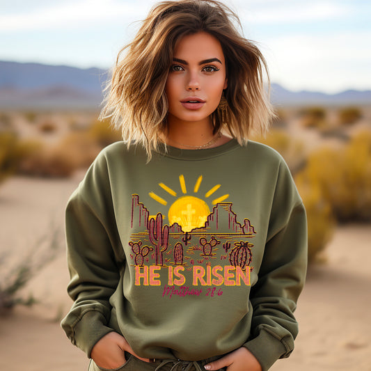 He Is Risen DTF Transfer